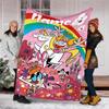 Personalized Custom Name Blanket - Dexter's Laboratory Print Design,Blanket for Sofa,Bed,Travel,Camping - Soft and Warm, Great Gift