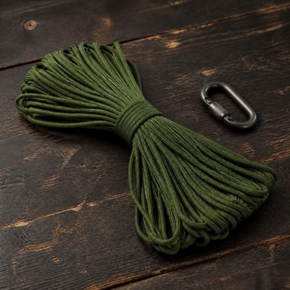 Durable Survival Rope 100 FT Emergency Tool Practical Parachute Cord  Outdoor Survival