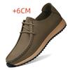 Fashion Luxury Brand Men Genuine Leather Casual Business Shoes Soft Sole Lace-up Casual Leather Walking Shoes Lightweight Outdoor Shoes