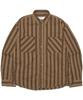 NOMANUAL M.L Stripe Shirt - Brown
