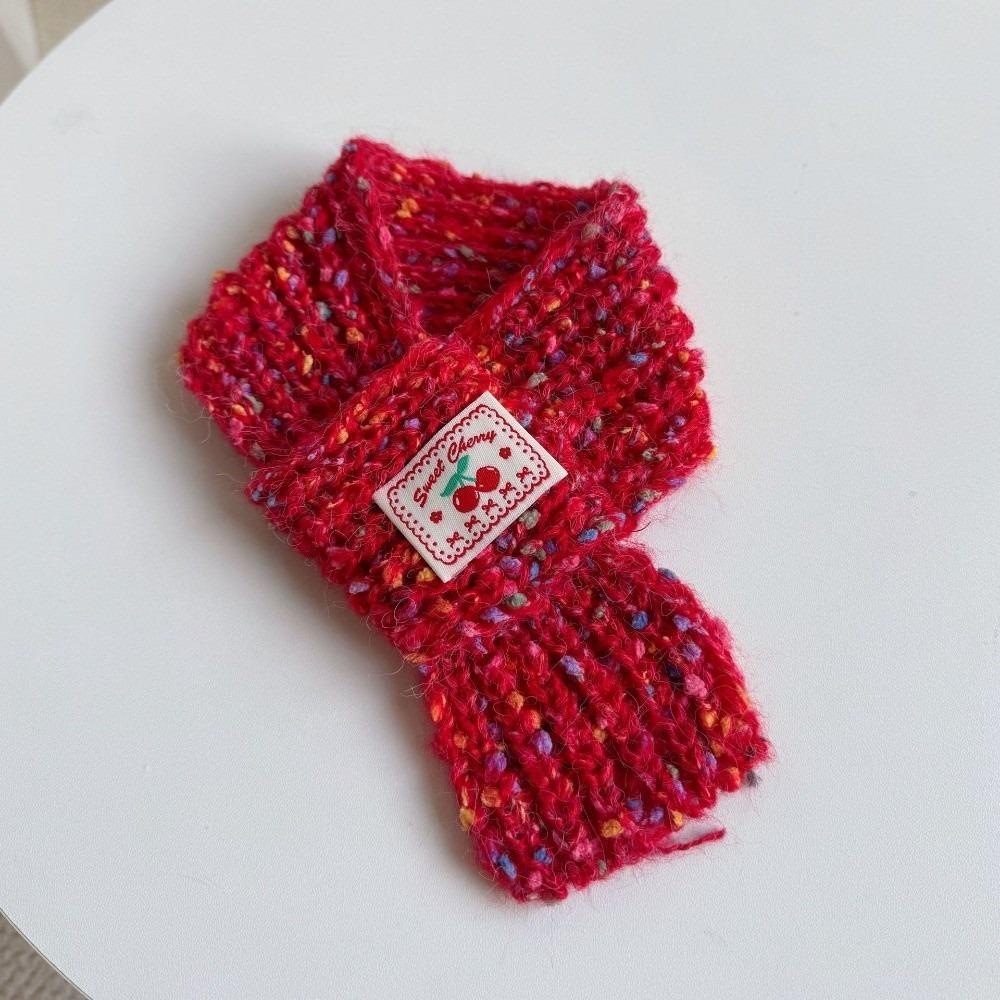 Warm Pet Neck Warmer Rainbow Cat Winter Scarf Cozy Small Dog Accessories for Puppy Kitten
