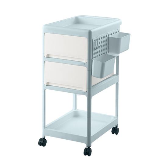 Ruchomy wózek narzędziowy z półką, ruchomy organizer z szufladami i wózek do przechowywania w pokoju dziecięcym, wózek do przechowywania