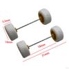 4 Pack 1/64 Scale Wheels with Axles for Diecast Car Models And RC Trucks