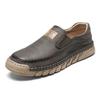 Herren Handgenähte Leder Slipper Loafer - Große Größe Freizeit Fahrerschuhe