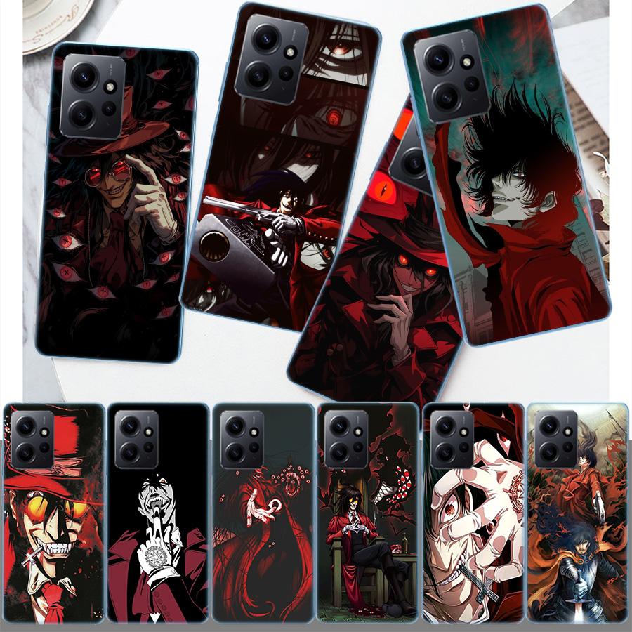 Alucard Helsing Phone Case For Redmi 12 13C 12C 15C 9 10 10C Note 13 Pro Plus 14 15 Pro 9T 9C 9A TPU Soft Cover Clear Cell Cases