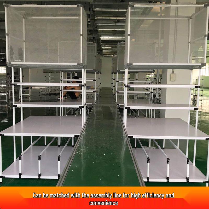 E-commerce Double-Sided Packing Workbench Table