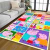 Peppa Pig's Colorful World Floor Rug Office Rug Perfect for Bedrooms Dining Room Outdoor Playrooms Antislip Carpet Office home decor