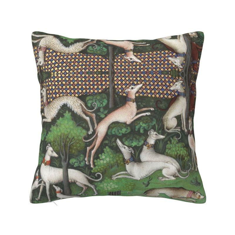 Custom Whippet Greyhound Dog Throw Pillow Case for Sofa Hound Modern Cushion Cover Soft Pillowcase