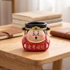 Figurine Pen Holder Decorative Cartoon Deity Cup Chinese Style Desk Pencil for Students,