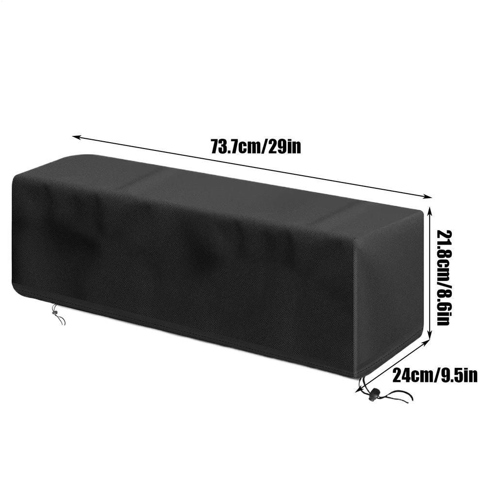 Rectangular Fire Pit Cover 600D Oxford Cloth Tabletop Fire Pit Protection Cover Waterproof Tear-Resistant Cover Outdoor