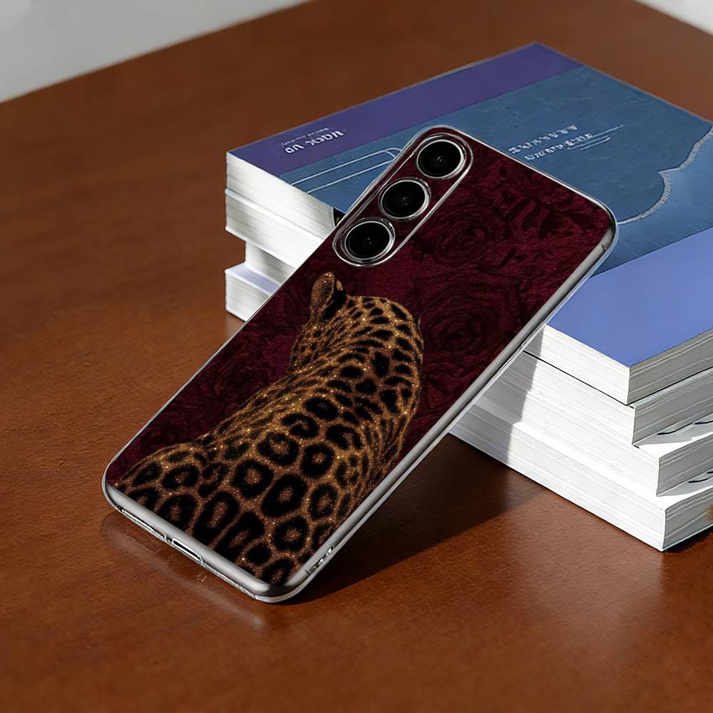 leopard print-s Phone Case For SamsungA10,12,20,21S,30,31,40,50,51,52,70,71 Transparent Cover Samsung a70