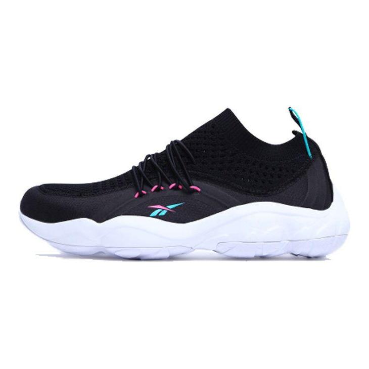 Reebok DMX Fusion Miami Vice Unisex Spor Ayakkabı Siyah Beyaz EG1894