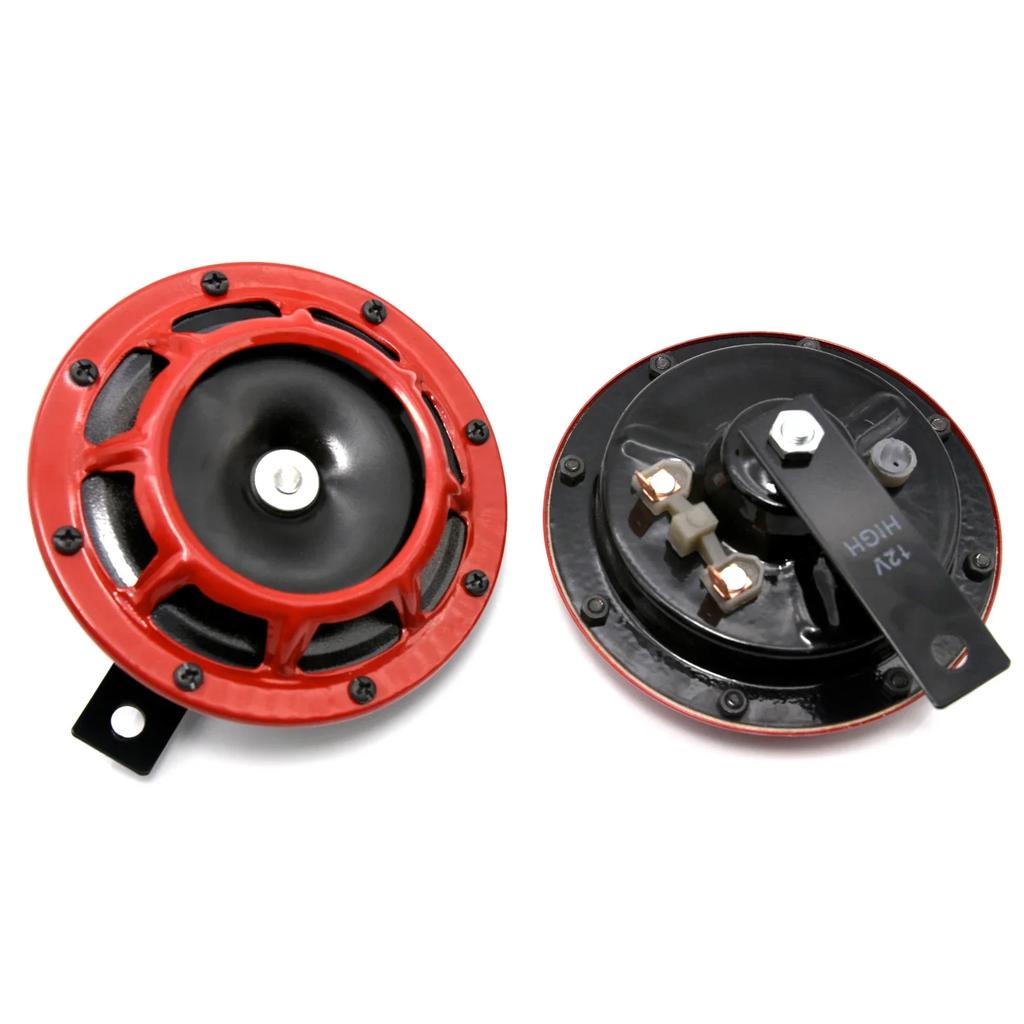 115DB Hella Super Loud Electric Tone Air Horn Kit and 56 Musical Electronic Horn 56 Tone Horn Controller Fit For Motor Car 12V