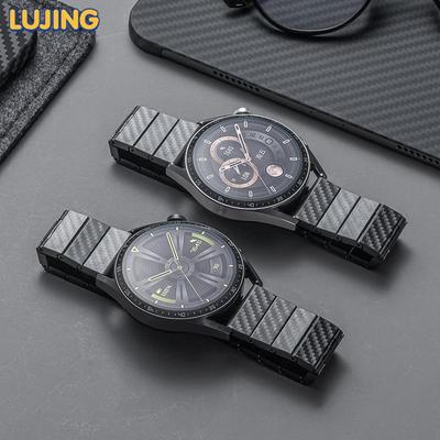 20mm 22mm Strap For Samsung Galaxy Watch 5 Pro/6/4/classic 46mm Active 2 40mm 44mm Carbon Fiber Bracelet Huawei GT/2e/3/Pro Amazfit GTS 2 Xiaomi Band