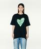 Laipeutaimkollegtibeu Big Heart Logo Short Sleeve T-Shirt Black