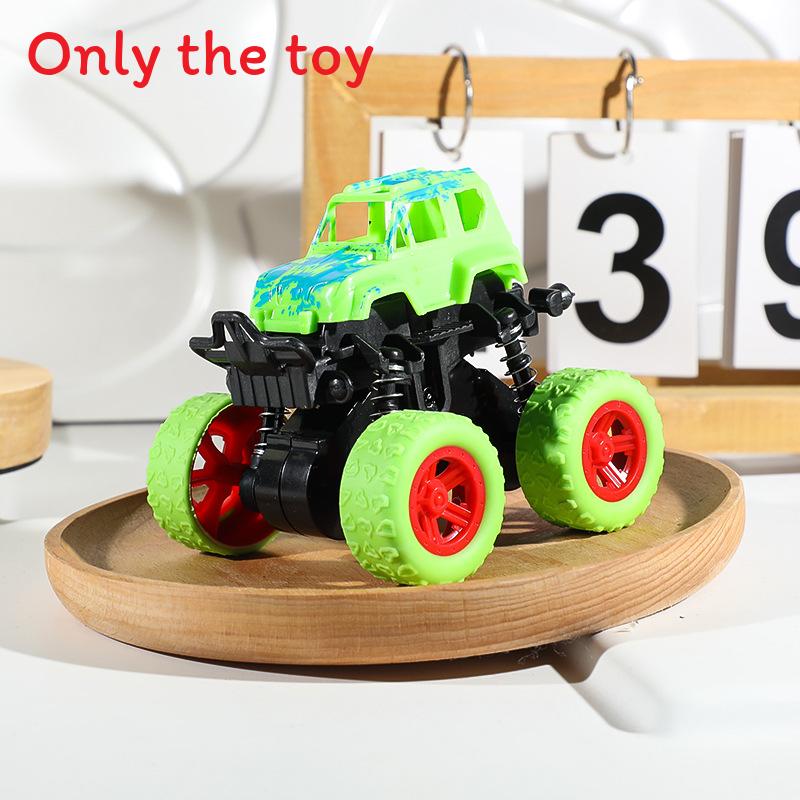 

Wheels Four Inertial Drive Off Road Vehicle Childrentoy Model For Play Outdoor зелений