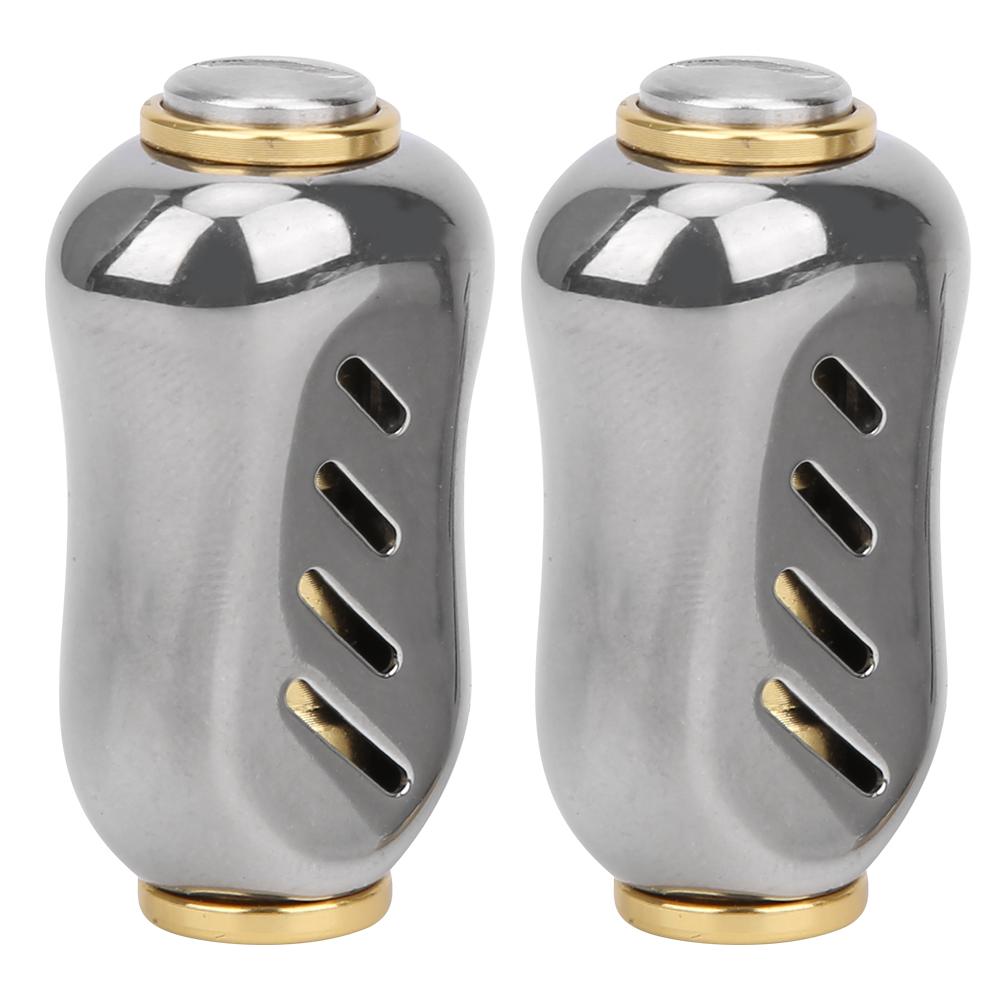 Stainless Steel Fishing Rocker Arm Handle Reel High Strength AntiCorrosion Modified Parts(Gun Gold )