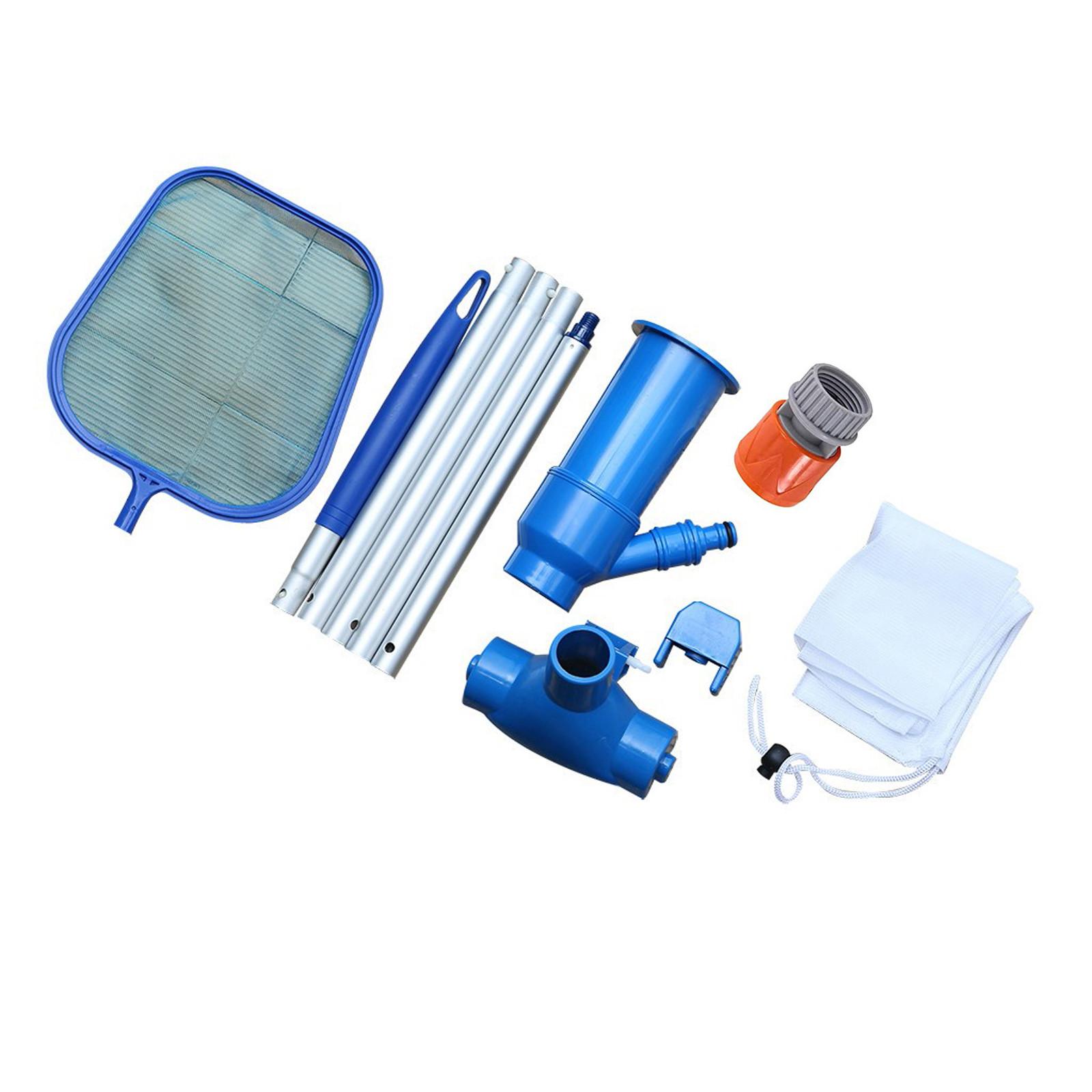 

Плавательный спа-бассейн, насадка для пылесоса, ручная рыболовная сеть, набор инструментов