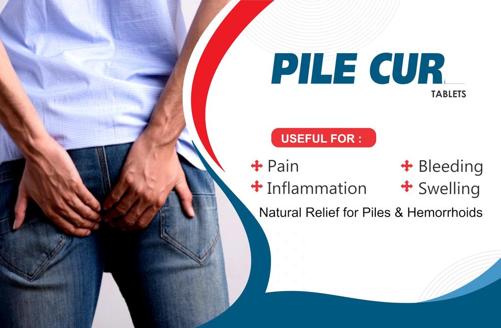 Pilecur Ayurvedic Tablets | Natural Relief for Bavaser, Piles & Hemorrhoids | Supports Smooth Bowel Movements & Digestive Health | 60 Tablets
