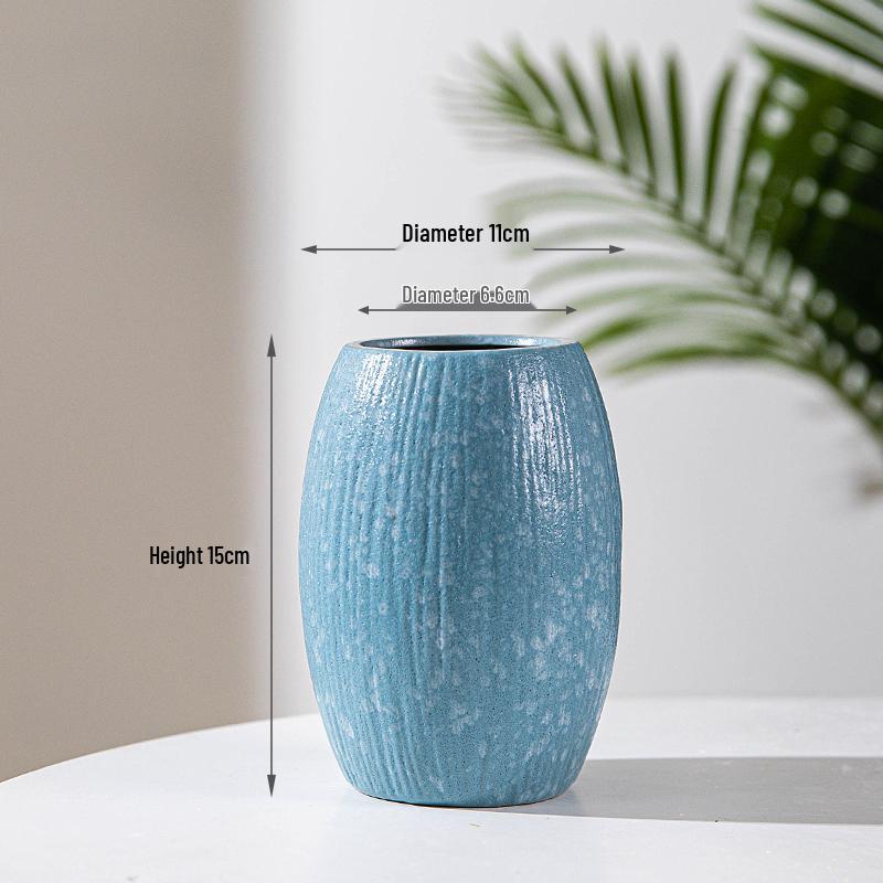 Nordic Ceramic Vase for Hydroponic & Dried Flowers - Small Table Decoration Ornament