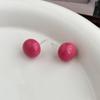 Silver Needle Dopamine Candy Ball Earrings - Trendy Spring/Summer 2026 Accessory for Women