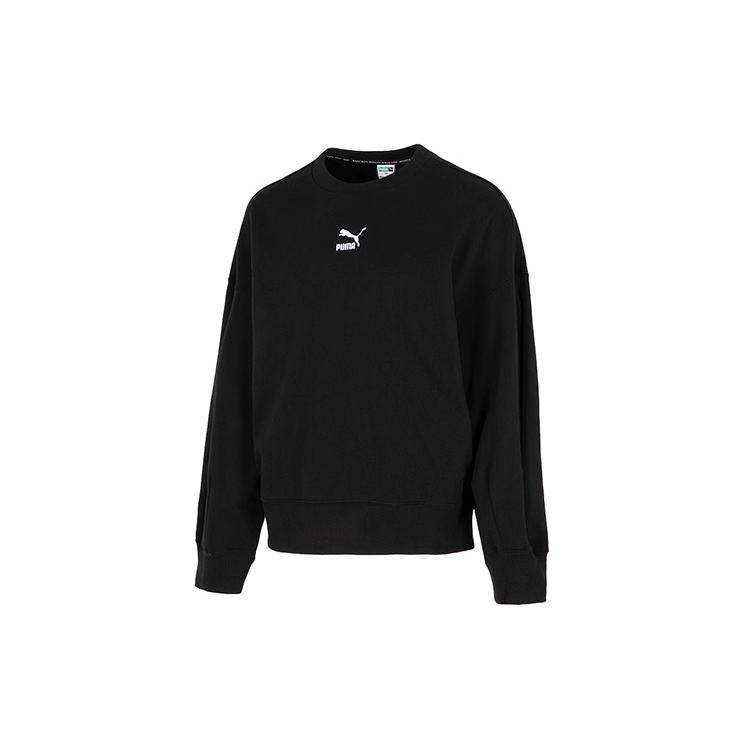 Puma Sweatshirts Women's Black Crew Neck Moderate Other 673570-01
