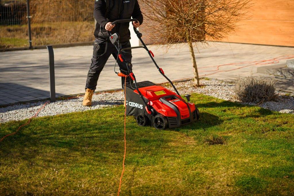 Cedrus We40 Lawn Scarifier Areator 2in1 Aerator + 2 Rollers 2000W / 40Cm Cedwe40 - Ewimax - 
