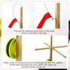Liliful Ice Fishing Tip Ups with Tackle and , Wood Ice Fishing Equipment