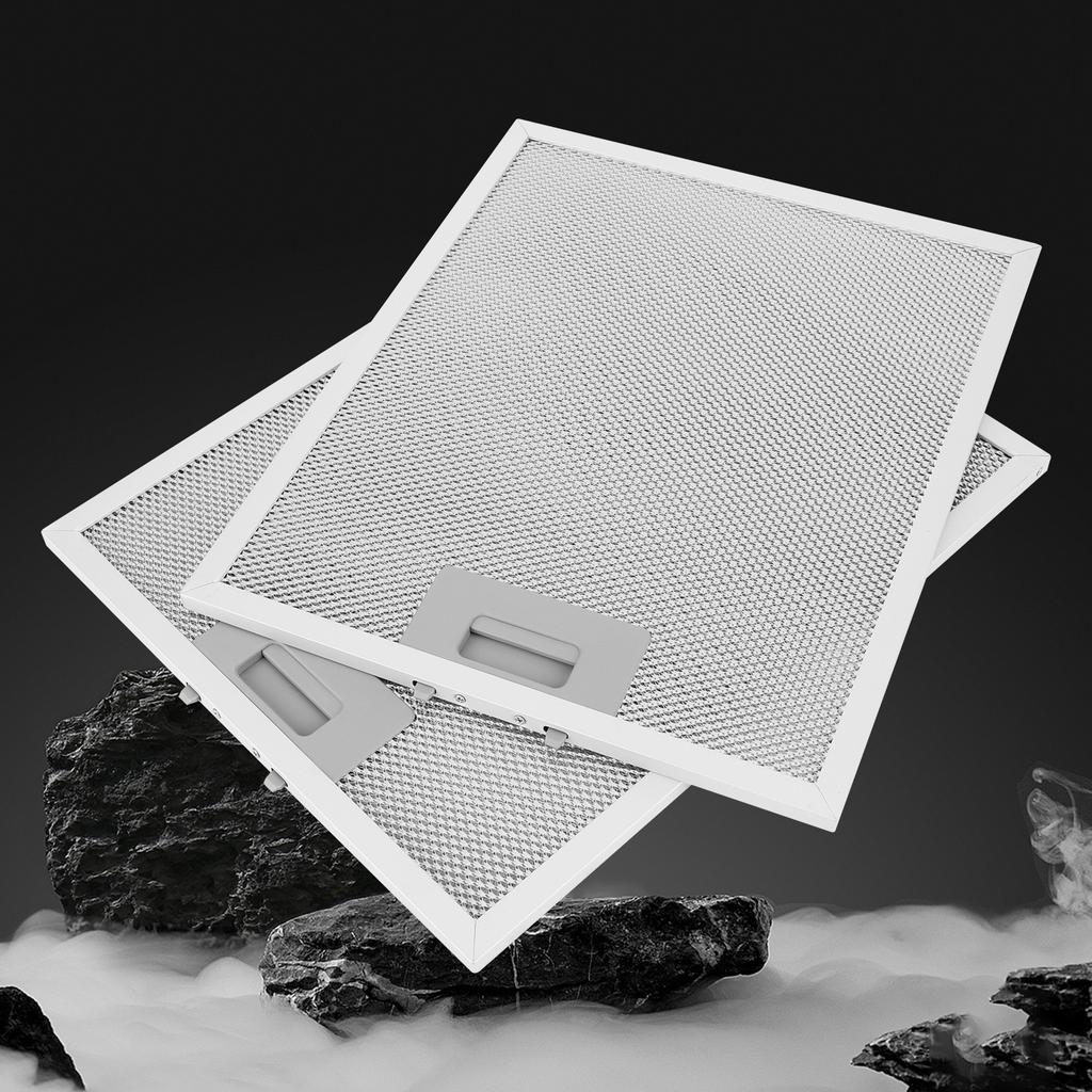 2 PIÈCES Hotte de cuisinière 320x260mm Hottes de cuisine Filtre à graisse en maille Filtre à graisse pour accessoires de hotte de cuisine domestique