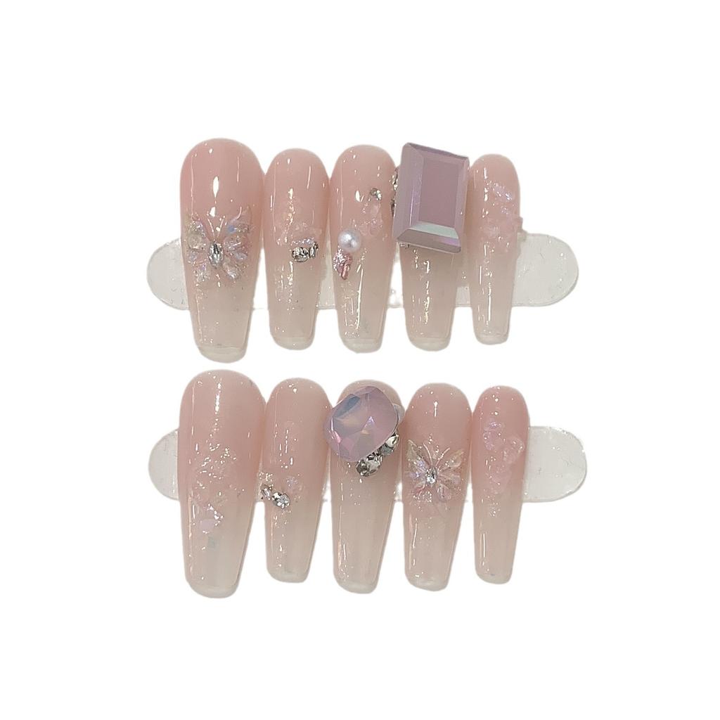 Pure Girly Three-dimensional Relief Butterfly Gravel Dream