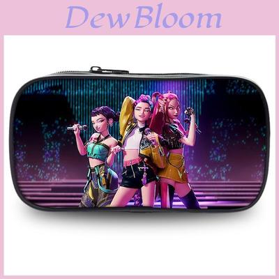 Kpop Demon Hunter Girls Pencil Case Oxford Material For Students And Collectors