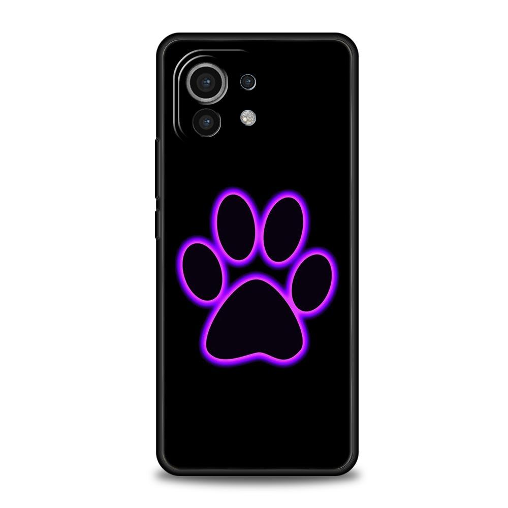 Cute Cat Dog Paw Love Phone Case For Xiaomi 14 13T 12T Pro 12 13 11 Ultra Mi Note 10 Lite 10T 5G 11X Pro 11T 11i 9T Soft Cover