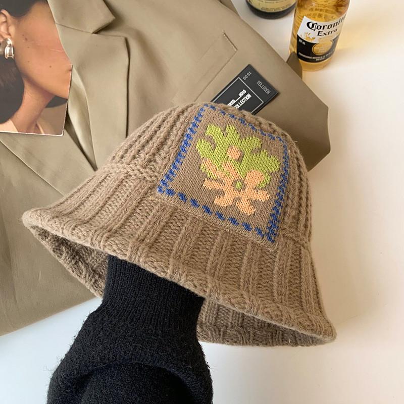 Knit Warm Stylish Bucket Hat For Women Trendy Fisherman Winter Beanie Comfortable Fit