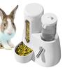 2-in-1 Hamster Futter- und Wasserspender Große Kapazität Auslaufsicher Automatischer Futterspender Futter-Wasserspender Auslaufsichere Futtergabe