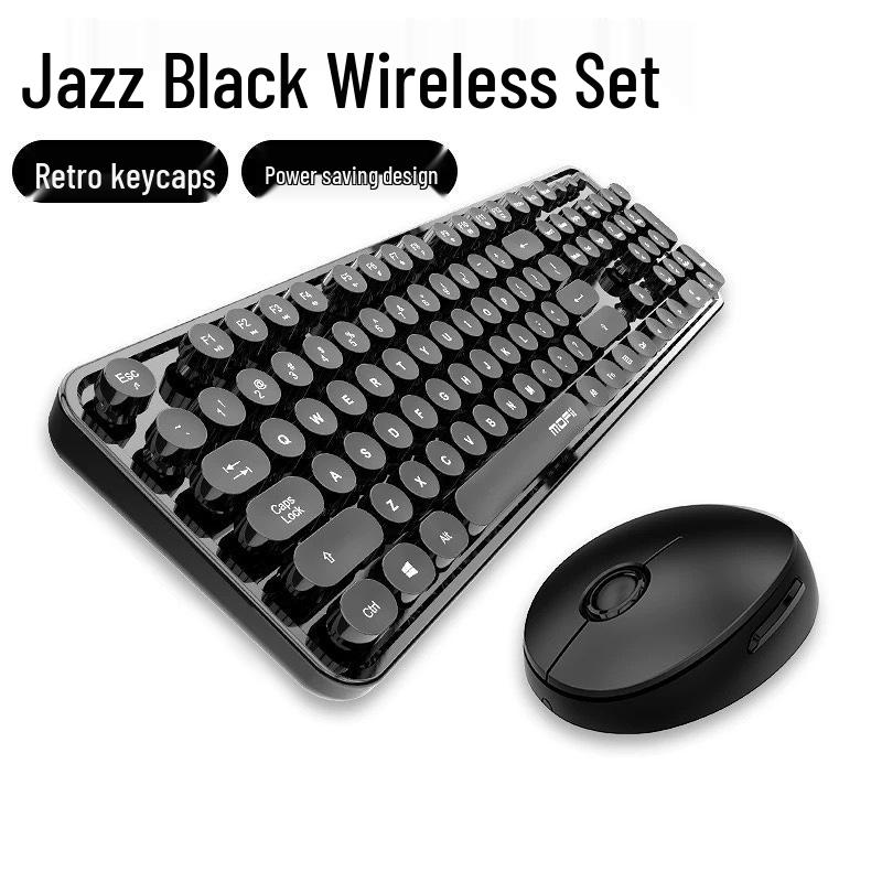 

Skyreach Cute Punk Colorful Lipstick Wireless Keyboard & Mouse Set for Girls’ Office