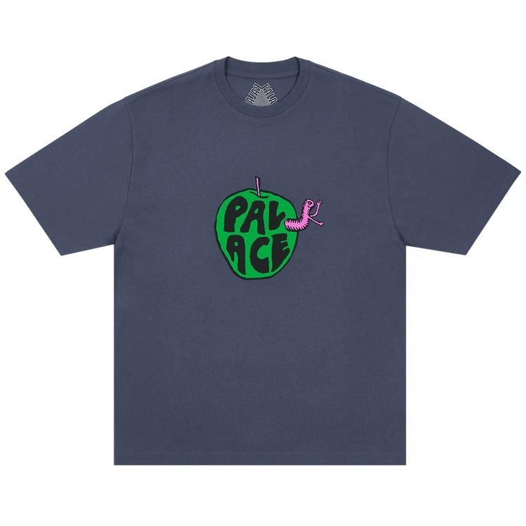 

Palace Bad Apple T-Shirt Navy Unisex Tops Blue P28TS160 XL