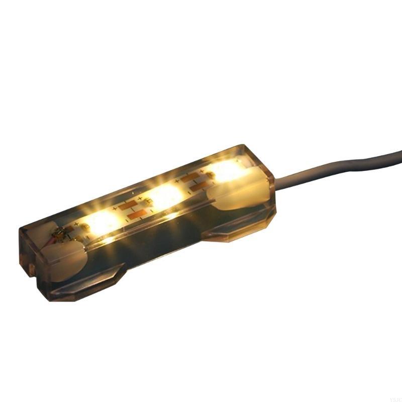 Y5JC USBPowered LED Light Bar for Betta Fish Aquarium Provide Adequate Lightings warm for white light