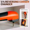 90 Degree Extension Driver Right Angle Attachment 1/4" Reversing Corner Changer Ratchet Screwdriver Adjustable Power Driver Tool