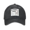 No Drama Llama  Denim Cap Casual Baseball Caps Adjustable Hat Summer Unisex Baseball Hats