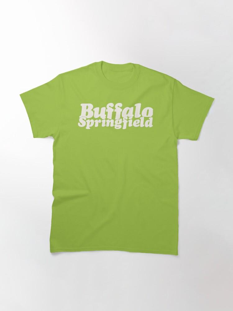 Buffalo springfield Bold Cream Typography Folk Rock Band Classic T-Shirt