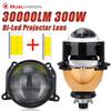 3.0 Inch Bi Led Projector Lens Halo Lights H4 H7 9005 9006 Car Headlights Hella 3R Angel Eyes High Low Beam LED Auto Lamps Kits