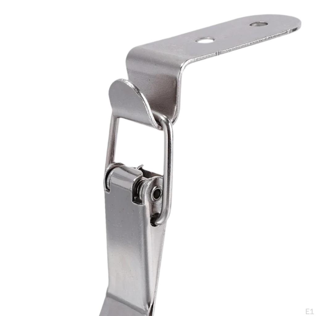 6 Pieces 90 Degree Hook Lock Bolt Right Angle Door Hasp Latch Catches Clamp for Box