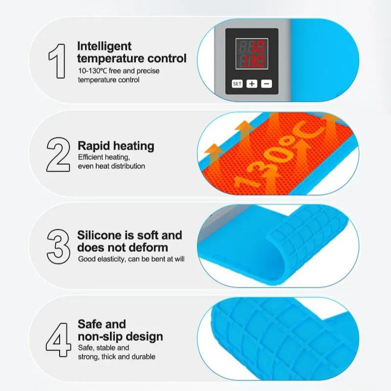 LS3-Mini LCD Screen Separator Portable Heating Table Separation Pad Mobile Phone and Tablet Repair Screen Disassembly Tool