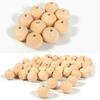 50pcs with Hole Round Wooden Beads 20mm Size Unpainted Wood Beads Wood Beads  DIY Jewelry Making