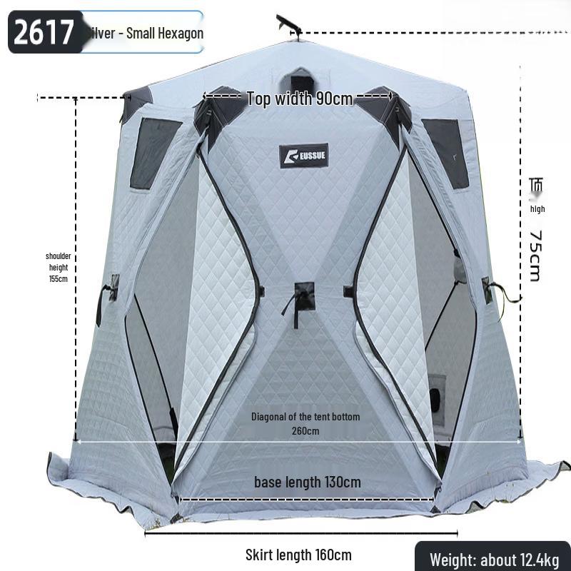 ZISIZ Instant Setup Outdoor Winter Fishing Tent