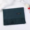 Women's Red Winter Scarf: High-End Imitation Cashmere Shawl, Versatile Warm Neck Wrap, Ideal Gift