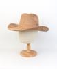 Yunibeosyeolkemiseuteuli Wire Cowboy Suede Beige Long Fedora Fedora