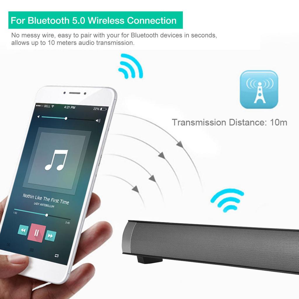 For   Spker Wireless Stereo Subwoofer Memory Card     Player for Home Thter