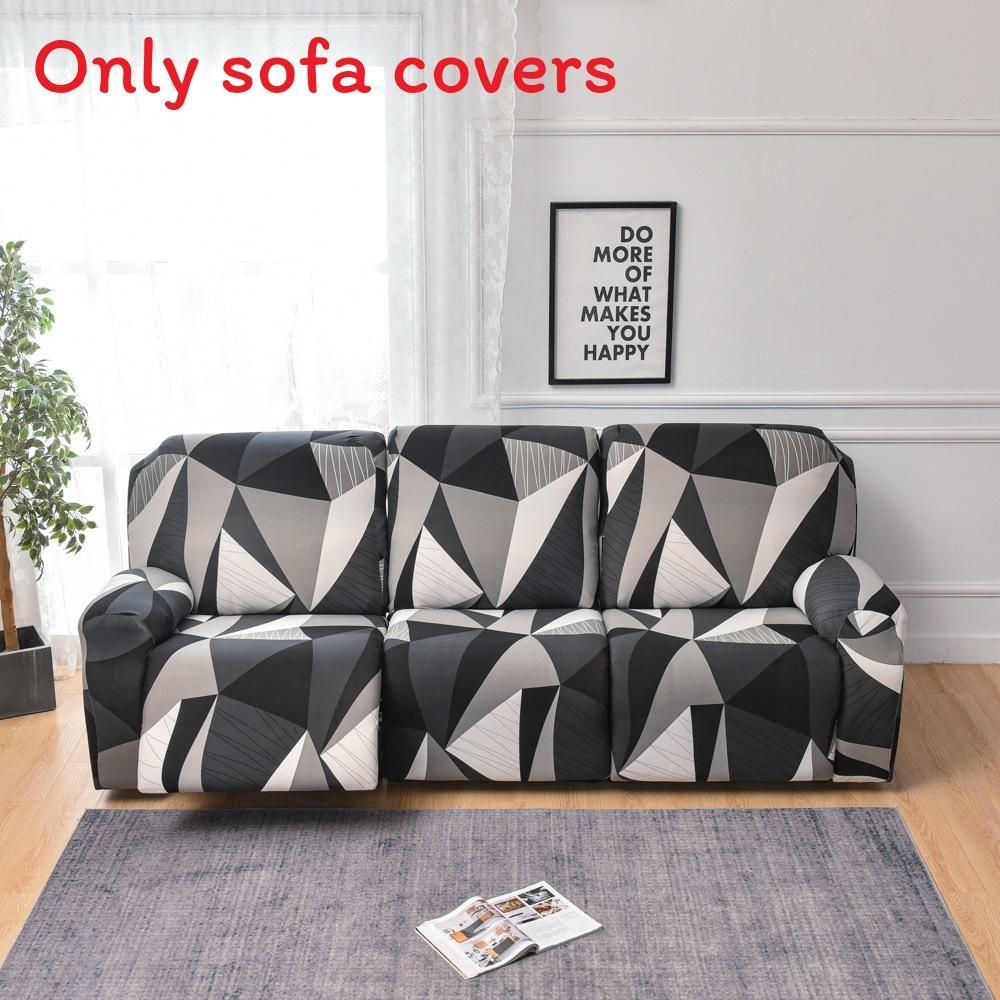 Modern Stylish Single Seat Recliner Cover Full Coverage Thick Fabric Protector