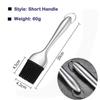 Silicone Barbecue Brushes, Pastry Brush, Barbecue Brush, Barbecue Brushes With Stainless Steel Handle